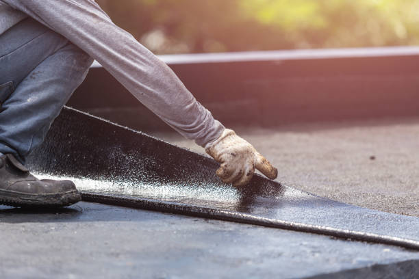 Professional Waterproofing technician working in Galena, IL